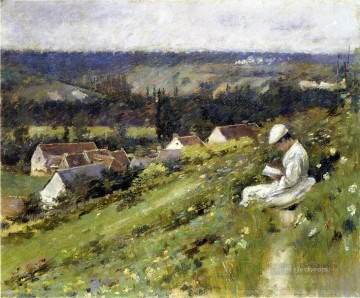 Val dArconville Theodore Robinson Oil Paintings